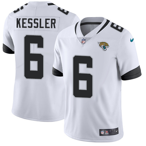 Nike Jacksonville Jaguars #6 Cody Kessler White Men Stitched NFL Vapor Untouchable Limited Jersey->jacksonville jaguars->NFL Jersey
